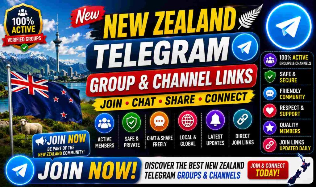 New Zealand Telegram Group and Channel Links Join