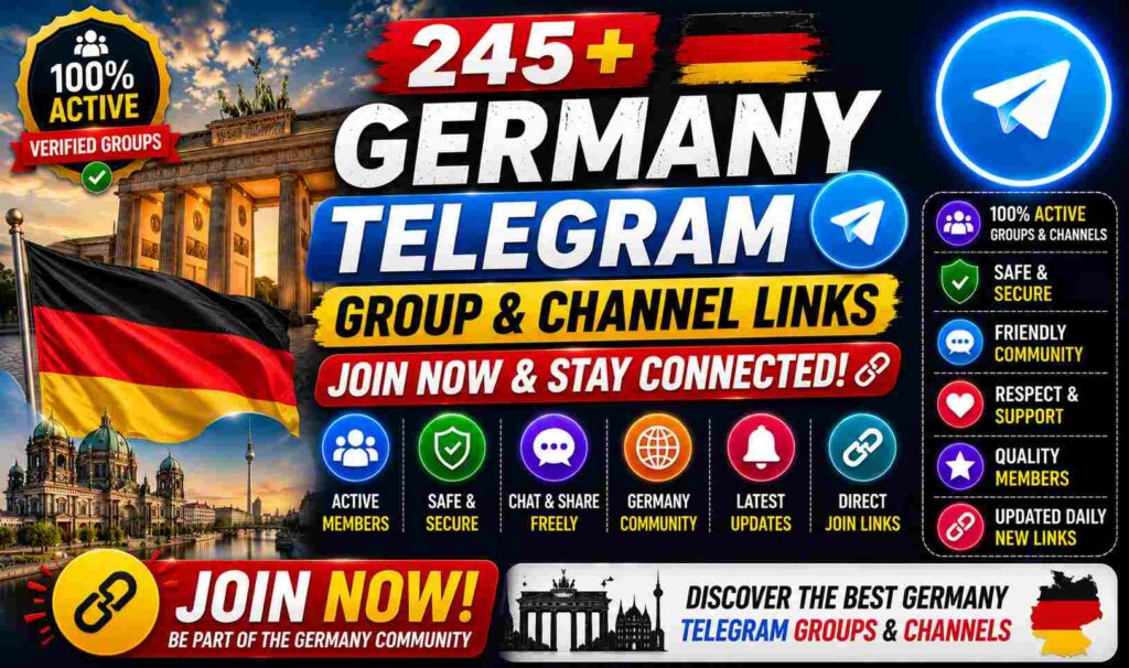 245+ Germany Telegram Group and Channel Links