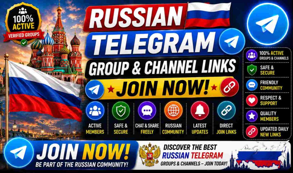 Russian Telegram Group and Channel Links Join