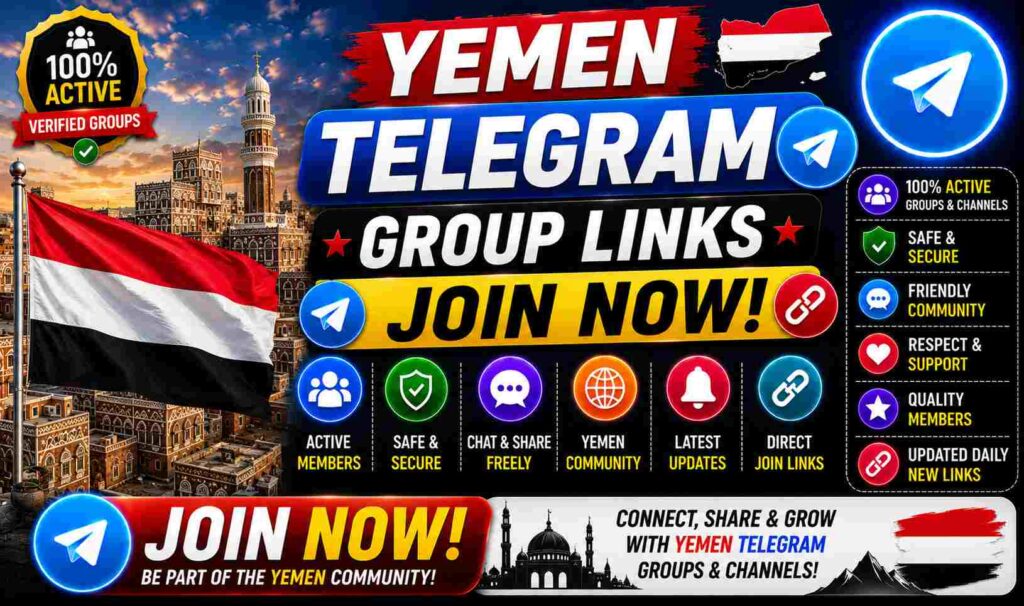 Yemen Telegram Group Links – Join Now