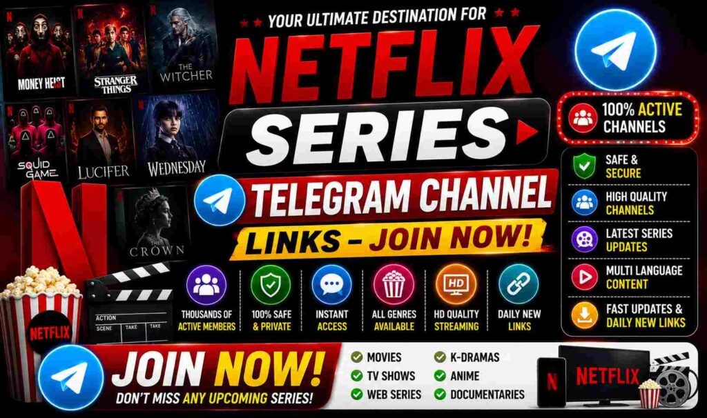Netflix Series Telegram Channel Links Join Now