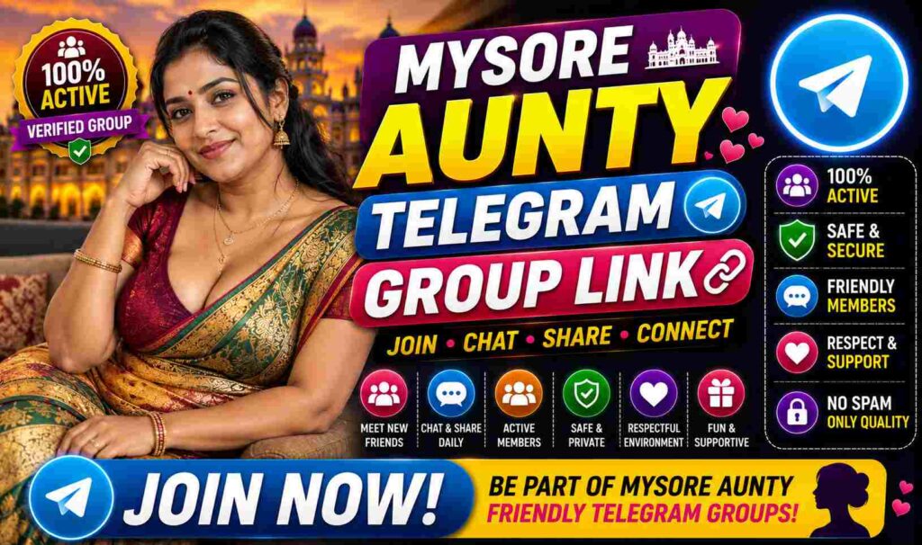 Mysore Aunty Telegram Group Link – Join Active Groups Now