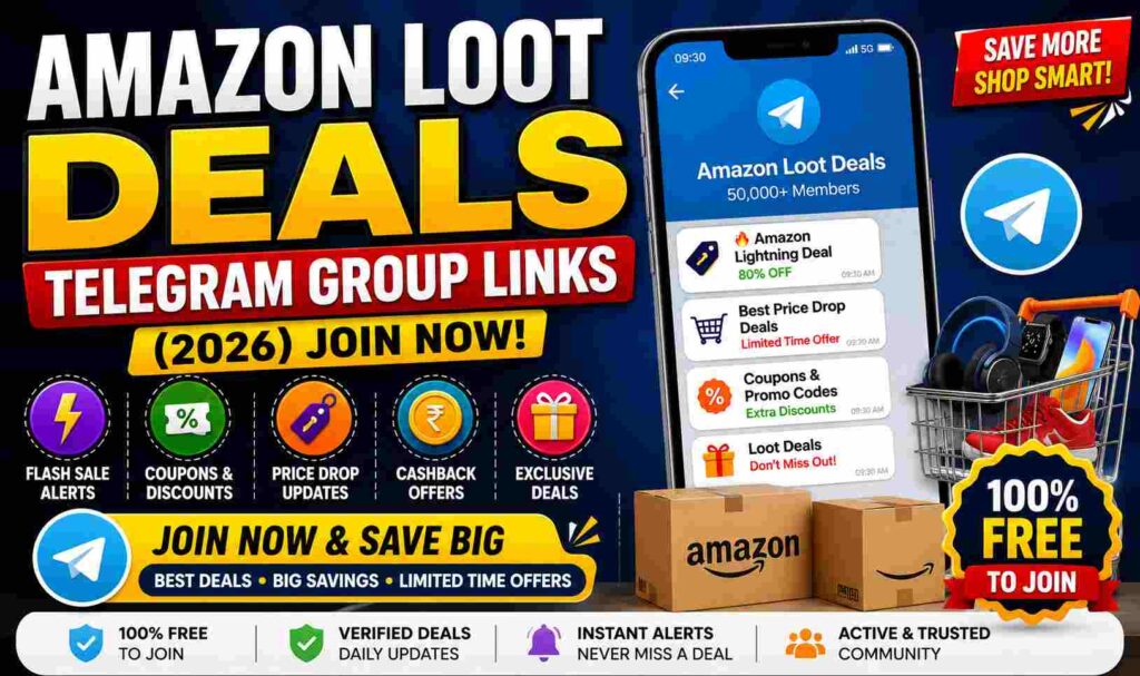 Amazon Loot Deals Telegram Group Links – Join Active Deal & Discount Channels