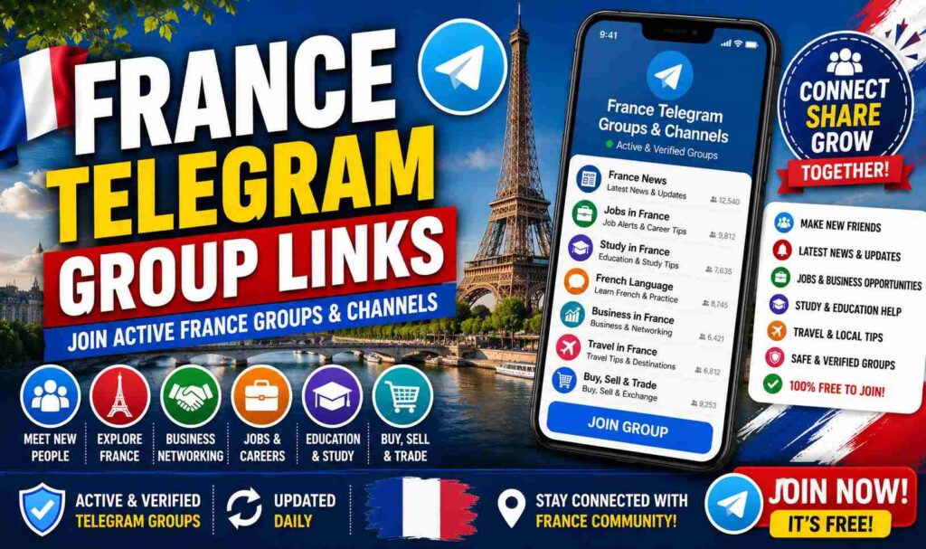 France Telegram Group Links – Join Active