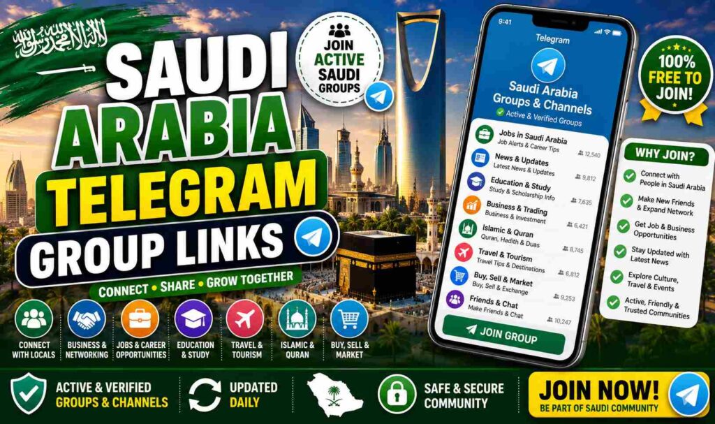 Saudi Arabia Telegram Group Links