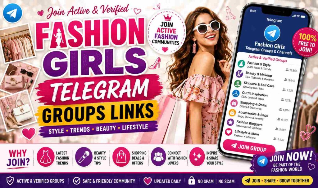 Fashion Girls Telegram Groups Links