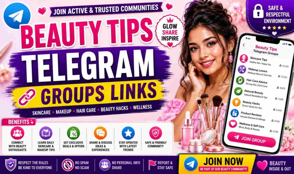Beauty Tips Telegram Groups Links