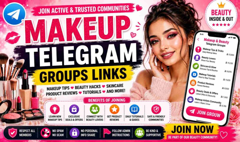 Makeup Telegram Groups Links
